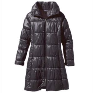 Patagonia Lidia Long Puffer Coat Parka XS Black